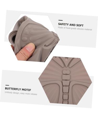 OUNONA 6 Pcs Butterfly Cake Mold Ice Cream Decor Non- Stick Mold Birthday Cake Pan Christmas Fondant Ice Cubes Chocolate Bakeware Novelty Cake Molds Soap Making Tools Household Silica Gel 17.6X14.8CMx3pcs - Buy Online on GoSupps.com