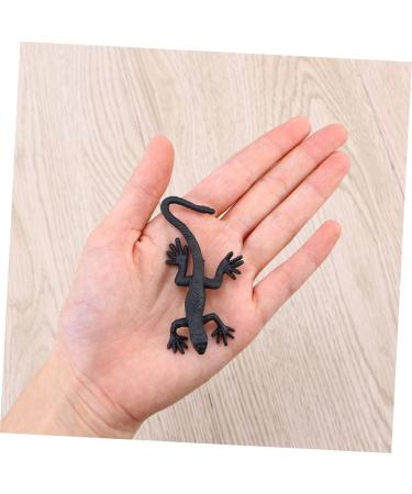 Shop Healeved 10-Pack Halloween Simulation Gecko Toys | Mini Black Gecko Models for April Fools & Creepy Halloween Decor - 3.5x8cm - Buy Online on GoSupps.com