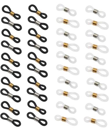 Stahad 80 Pairs Anti-Slip Buckles for Glasses Chains - Adjustable Silicone Straps for Sunglasses Clips & Belts - Color Sorted | 2x0.5cm (2pcs) - Buy Online on GoSupps.com