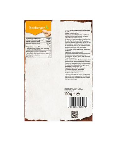 Buy Seeberger Roasted & Salted Pumpkin Seeds 13-Pack (13 x 100g) | Healthy Snack for International Shipping - Buy Online on GoSupps.com