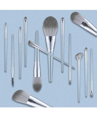 14-Piece Makeup Brush Set - Complete Powder & Eye Shadow Brushes for Flawless Application | International Shipping Available - Buy Online on GoSupps.com