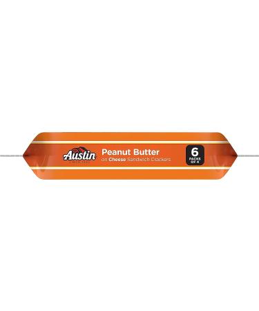 Austin Cheese Crackers with Peanut Butter Filling 6 Count 5.5oz - Pack of 4 | Delicious Snack for On-the-Go - Buy Online on GoSupps.com