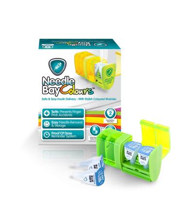NeedleBay Colors 2 Diabetes Medication System  4.48 Ounce