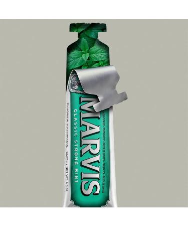 Marvis Classic Strong Mint Toothpaste 85ml - Pack of 2 | Invigorating Flavor & Long-Lasting Freshness - Buy Internationally - Buy Online on GoSupps.com
