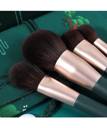 Professional 14-Piece Makeup Brush Set - Synthetic Hair & Wood Handle - High-Quality Makeup Tools Kit for Flawless Application - Buy Online on GoSupps.com