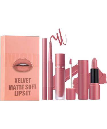  Generisch Collection of matte lipsticks velvety color formula waterproof liner pencils long-lasting smooth finish with rich pigmented coverage professional makeup choice for - Buy Online on GoSupps.com