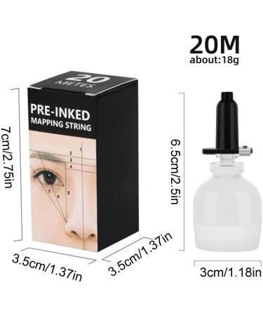 Brow Mapping String Tool 20 Microblading Supplies For Accurate Marking - Accurate Marking String Brow Microblading Supplies For Makeup Artists Beauty Schools Pochy White - Buy Online on GoSupps.com