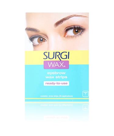 Surgi-Wax Brow Shapers For Brows 28 Strips (pack of 4)