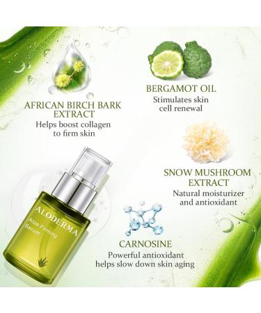 Aloderma Aloe Face Serums Set 4 Pieces - Firming Serum Soothing Serum - Buy Online on GoSupps.com