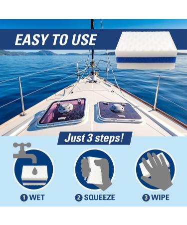 Marine & RV Direct Deluxe Boat Scuff Eraser 3 Pack - Marine Grade Cleaning Pads for Dirt and Grime on Boats - Buy Online on GoSupps.com