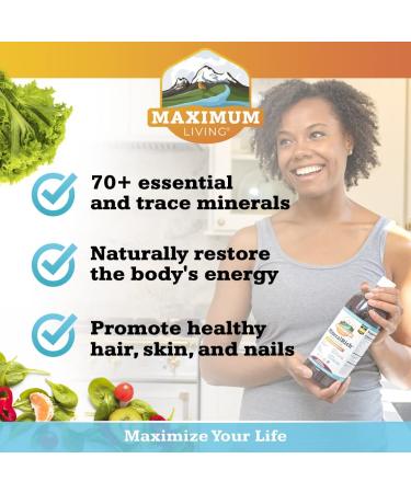 Maximum Living MineralRich Liquid Minerals Supplement - 32 oz Bottle - Buy Online on GoSupps.com