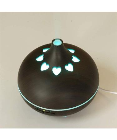 Essential Oil Diffuser 150ml - Wood Grain Cool Mist Humidifier for Aromatherapy 7 Color LED Lights Auto-Off - Perfect for Yoga Spa & Bedroom - Buy Online on GoSupps.com