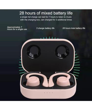 Ear Hooks Earphone Earbuds Compact Sound Assistant Wearing Without Pressure for Outdooor for Daily Use for Office(Cloud Powder) - Buy Online on GoSupps.com