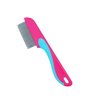 Flea combs for cats and dogs 1 piece (pink)