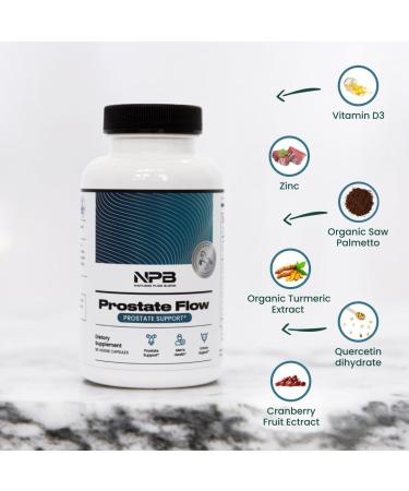 Nature s Pure Blend Prostate Flow Prostate Health Supplements for Men with Saw Palmetto, Herbal Complex and Essential Nutrients Support for Flow, Balance, Hair Strength, and Wellness 90 Capsules - Buy Online on GoSupps.com