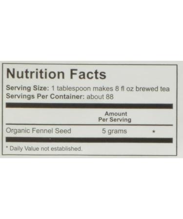 Heather's Tummy Care Organic Fennel Tea - Caffeine-Free 16oz (453g) - Soothing Herbal Digestive Support - Buy Online on GoSupps.com