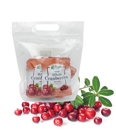 Fresh Elements Dried Whole Cranberries 1oz Single Serving Pack - Preservative Free, Gluten Free, Non GMO - Ideal for Salads and Baking - Healthy Snack (16 Pack) - Buy Online on GoSupps.com