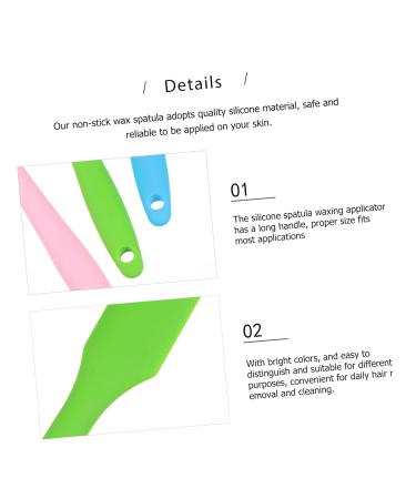 Buy Minkissy Silicone Hair Removal Rod & Wax Accessories | Premium Wax Sticks Scrubber & Makeup Applicators for Effortless Beauty - Buy Online on GoSupps.com