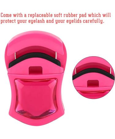 Portable Mini Eyelash Curler - Rose Red | Achieve Natural-Looking Lashes Anywhere - Buy Online on GoSupps.com