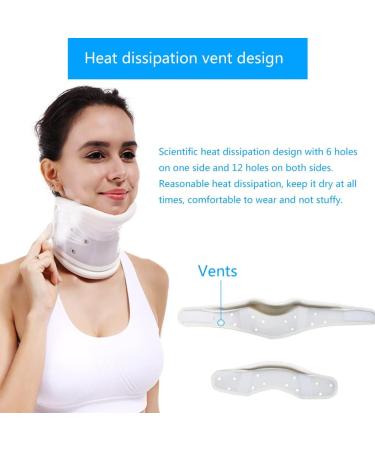 Cervical Neck Brace Collar with Chin Support - Stiff Relief & Bone Healthcare - Soft Cervical Collars for Men & Women - Large Size Neck Support for Sleep - Buy Online on GoSupps.com