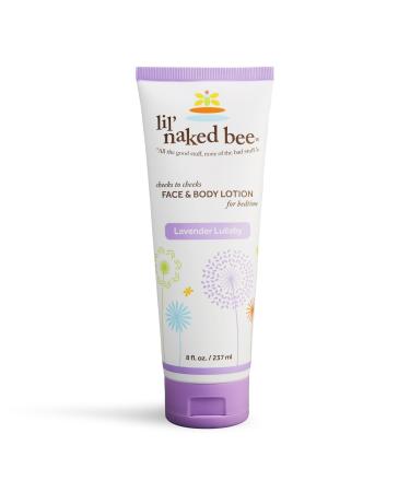 Lil Naked Bee Baby Lotion for Kids (8 oz) Lavender Lullaby Cheeks to Cheeks Face & Body Lotion for Hydrating & Moisturizing Skin