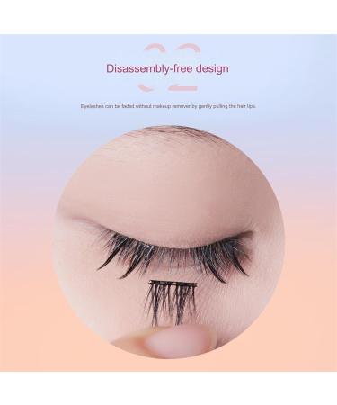 Fish Tails Glueless Press-On Eyelashes Press on Lashes No Glue Needed Reusable Self Adhesive Eyelashes DIY Lash Extension Kit With Lash Tweezers False Lashes Natural Lashes Style 5 - Buy Online on GoSupps.com