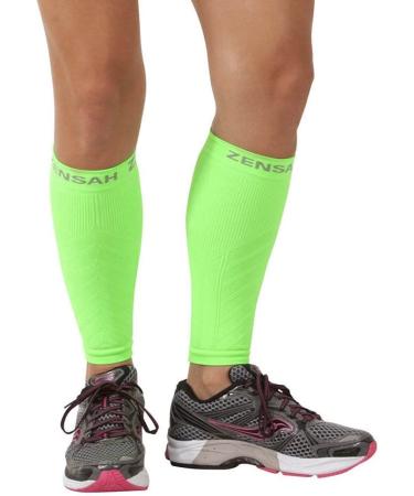 Meta Title: Zensah Small-Medium Neon Green Compression Arm Sleeves - Buy Online on GoSupps.com