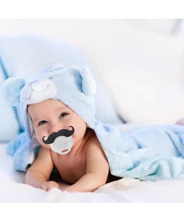 Zjchao Funny Mustache Baby Pacifier - Food-Safe Silicone for Newborns Perfect for Boys & Girls | International Shipping - Buy Online on GoSupps.com