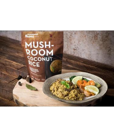 Untamed Feast Mushroom Coconut Rice Gluten-Free Vegetarian Vegan-Friendly 12 Count of 200g - Buy Online on GoSupps.com
