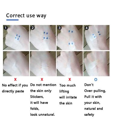 Buy Face Lift Stickers - Invisible Thin Face Lift Tape for Instant Chin Lifting | Medical-Grade Makeup Tools for a Youthful Look - Buy Online on GoSupps.com