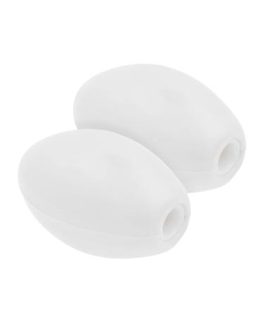 JEZERO Deep Water Fishing Floats: Great for Trail Markers, Dock Floats, Swim Buoy, Kayak Anchor Kit, Pool Buoy, Crabbing & Boats | 2 Pack - White, 6