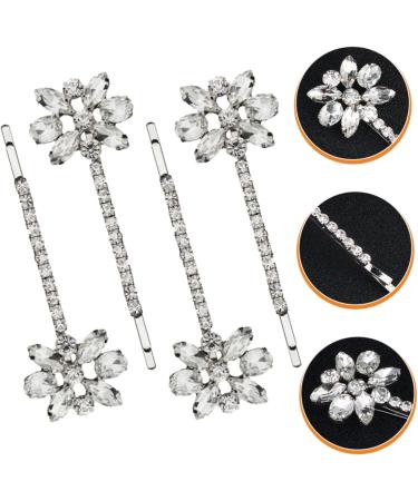 Angoily 6 Pairs Bridal Rhinestone Barrette Highlights Hair Dye Kit Bridal Hair Clip Rhinestones Bobby Pin Hair Accessories for Bride Flower Headpiece Miss The Flowers Zinc Alloy Hair up - Buy Online on GoSupps.com