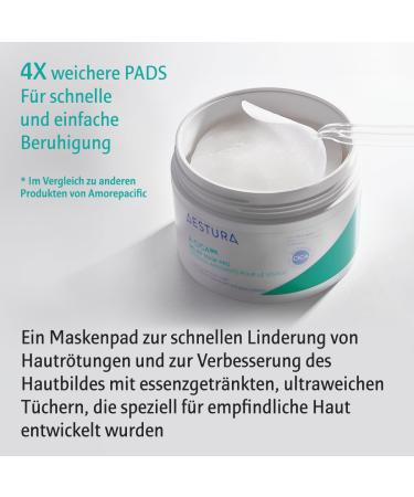 Aestura A-Cica 365 Relief Mask Pad - 60 Gentle Face Pads for All Skin Types | Calming Moisture Barrier Strengthening Dermatologically Tested - Buy Online on GoSupps.com