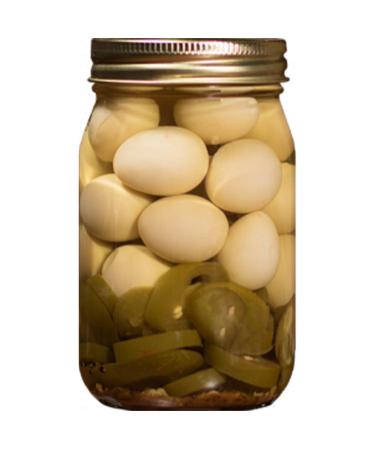 Spicy Pickled Quail Eggs (Medium Heat) - 2 Jars | Delicious Gourmet Snack - Buy Online on GoSupps.com