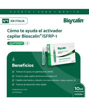 GIULIANI Bioscalin ISFRP1 Hair Activator for temporary hair loss 1 doser with 10 ml - Buy Online on GoSupps.com