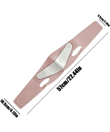 V Shaped Face Masque for Sagging - Breathable Elastic Face Lift Masque - V Lines Face Lifting Strap Hook and Loop Chin and Cheek Lifting Bandage for V Face Lift Pink - Buy Online on GoSupps.com