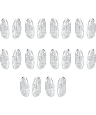 10 Pairs Silicone Nose Pads - Non-Slip Glasses & Sunglasses Accessories - Comfortable Pressure-Reducing Clear Pads - Buy Online on GoSupps.com