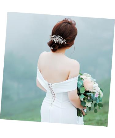 HAPINARY Rhinestone Tuck Comb Wedding Accessories for Brides Wedding Hair Comb Bridesmaid Hair Comb Bridal Hair Comb Bride Hair Side Comb Flower Side Comb Flower Girl Hair Accessory Metal - Buy Online on GoSupps.com