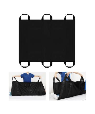  Lotchen Positioning document for patient transfer patient transfer board with handles suitable for overweight people older people and patients (black 100 * 120cm) 100 * 120cm black - Buy Online on GoSupps.com