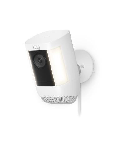 Introducing Ring Spotlight Cam Pro  Plug-In | 3D Motion Detection  Two-Way Talk with Audio+  and Dual-Band Wifi (2022 release) - White 1 Pack White - Buy Online on GoSupps.com