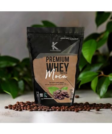 KARDAGAR Premium Whey Protein | Mocha | Whey Protein Isolate | 33 Servings | 2.2 LBS - Buy Online on GoSupps.com
