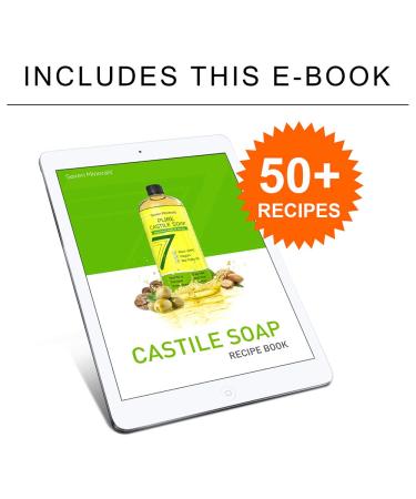 EWG Verified Unscented Castile Soap - Gentle Baby Wash for Sensitive Skin - Non GMO & Vegan Formula - 128 Fl Oz - Buy Online on GoSupps.com
