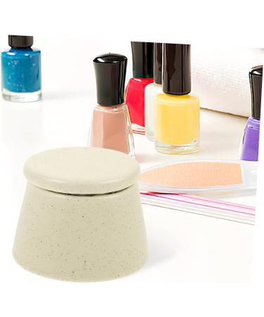 FOYTOKI Japanese Manicure Brush Cup Nail Dish Cups Nail Dish with Lids Dappen Dish Manicure Nail Dish Cup Nail Dappen Cup Nail Brush Dappen Cup Acrylic Nail Tools Nail Liquid Holder - Buy Online on GoSupps.com