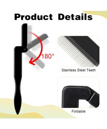 Buy Lash Separator & Eyebrow Brush Set - 3pcs Eyelash Comb & Mascara Separator Tool for Clump-Free Eye Makeup Perfect for Lashes & Brows  - Buy Online on GoSupps.com