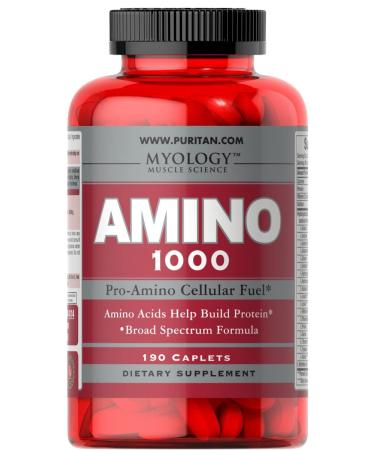 Puritan's Pride Amino 1000 190 Caplets