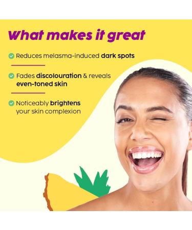 PLIX - THE PLANT FIX Alpha Arbutin S rum de d pigmentation pour le visage ros l'ananas 2 % pour l' limination de la pigmentation et des taches sombres unisexe avec 10 % de niacinamide 5 % PHA pour - Buy Online on GoSupps.com