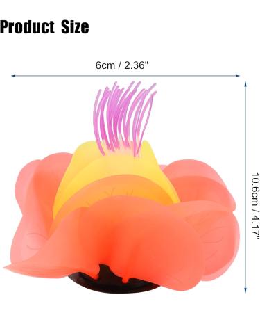 Buy VOCOSTE Aquarium Simulation Coral - Red Silicone Water Flower for Stunning Aquatic Decor | International Shipping Available - Buy Online on GoSupps.com