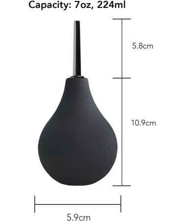 Clean Confidence Enema Bulb | Premium Medical Silicone | Soft & Comfortable for Men & Women | Operating Instructions Included | ConfidentU - Buy Online on GoSupps.com