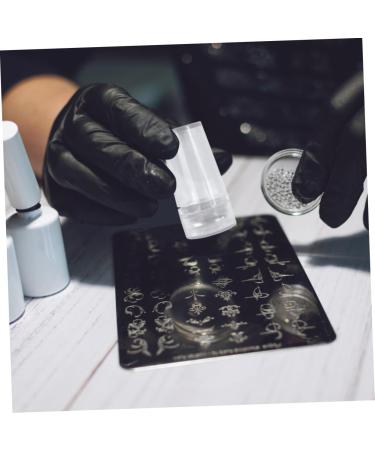 Ipetboom 4 nail art printer nail stamp seal nail set set Accessories die nail polish manicure printer game set mold kit stamp suite nail stampers for kids polish tool plastic 6X3cm Transparent Color - Buy Online on GoSupps.com