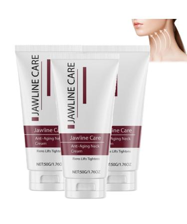 Jawline Cream, Jawline Sculpting Cream, Anti-Aging Neck and Chin Cream, Jawline Firming Cream, Even Skin Tone and Neck Lift